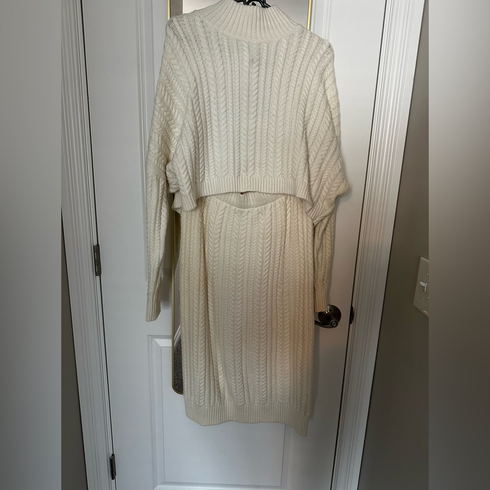 Banana Republic Cream Turtleneck Sweater
